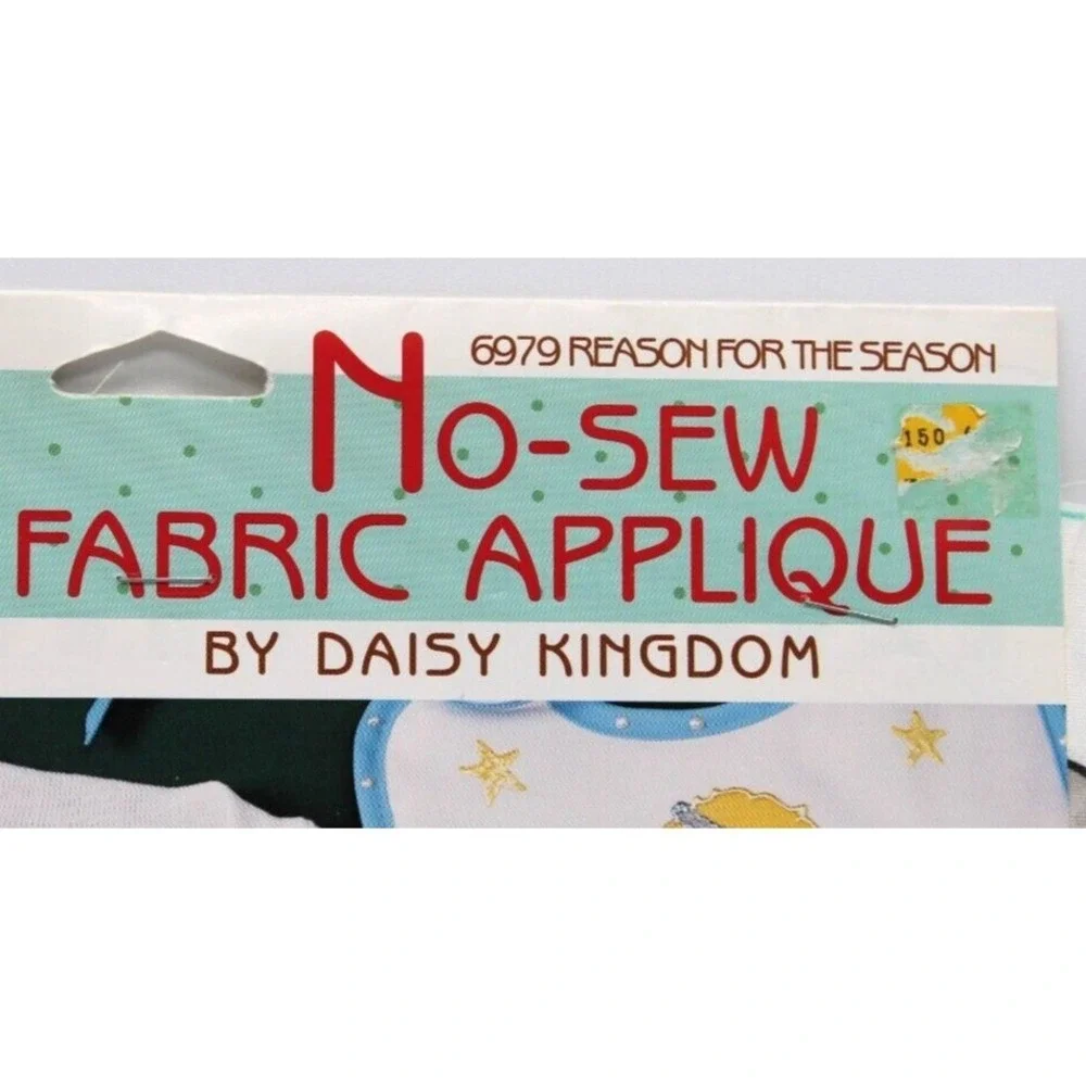 1993 Daisy Kingdom No-Sew Fabric Applique 6979 Reason‎ for the Season Nativity